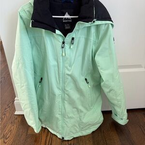 Burton Light Green and Black Jacket